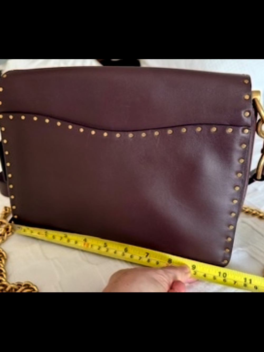 Coach dreamer handbag with rivets - Picture 4 of 8